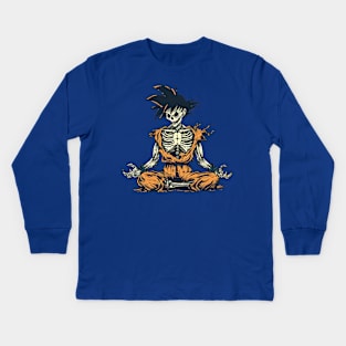 goku skeleton Kids Long Sleeve T-Shirt